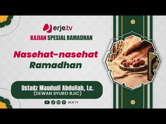 Nasehat-Nasehat Ramadhan