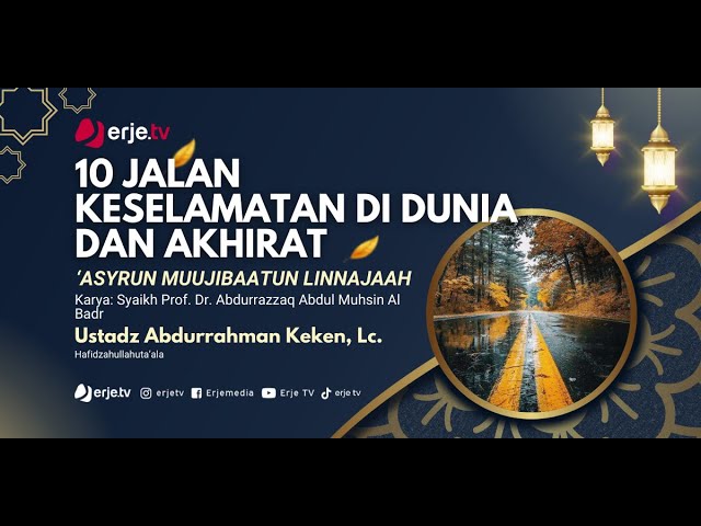 10 Jalan Keselamatan Dunia & Akhirat