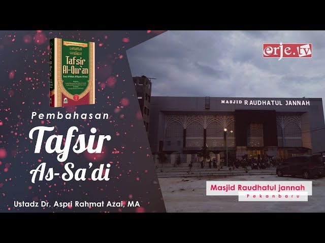 Tafsir As-Sa'di QS. Surah Al Jumu'ah